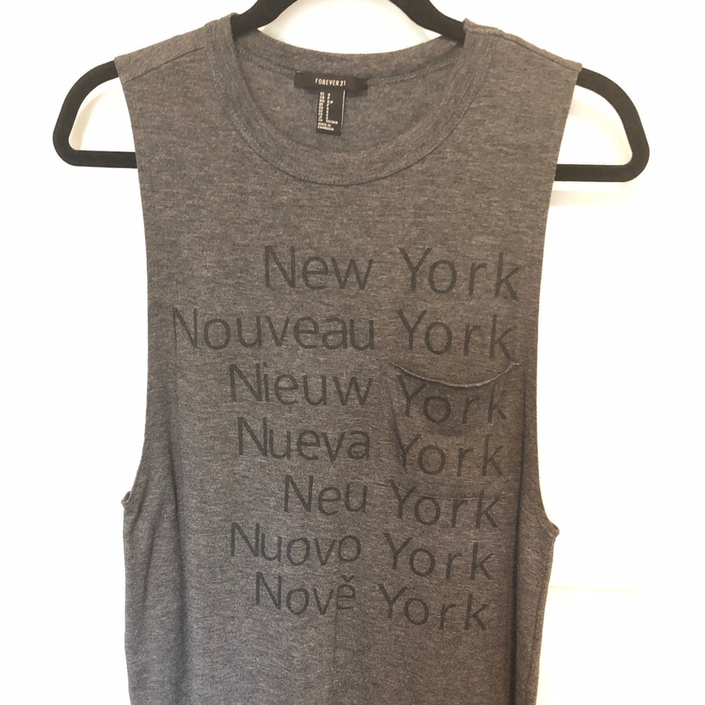 Forever 21 Small Dark Grey Tanktop